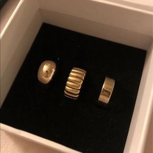 Mejuri Rings - Charlotte, dome, daily stacker